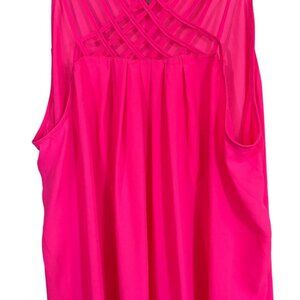 Torrid Womens Hot Pink Strappy Tank Top Torrid Size 2 2X
